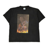 Vintage Larry Locc Im Having Flashbacks Santa Monica Single Stitch T-Shirt - XL Black Cotton