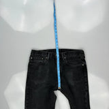 505 Levis Jeans - 33W 31L Black Cotton