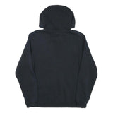NIKE Mens Black Hoodie M Cotton Blend Pullover Casual Sportswear