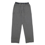 MOLINER Mens Cotton Blend Black & White Regular Fit Drawstring Trousers W30 L34