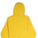 NIKE Mens Yellow Dinos University Of Calgary Pullover Hoodie M Cotton Casual