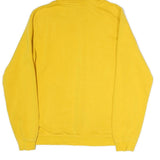 NIKE Mens Yellow Dinos University Of Calgary Pullover Hoodie M Cotton Casual