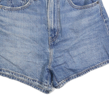 LEVI'S Womens Denim Blue Cotton Shorts XS W24 High Waist Casual Summer