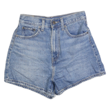 LEVI'S Womens Denim Blue Cotton Shorts XS W24 High Waist Casual Summer