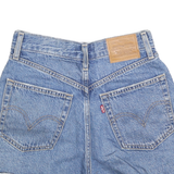 LEVI'S Womens Denim Blue Cotton Shorts XS W24 High Waist Casual Summer