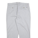 POLO RALPH LAUREN Mens Cotton Blend White Regular Straight Trousers W36 L28