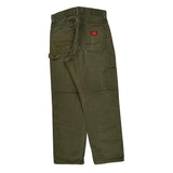 Dickies Carpenter Pants - 30W 30L Green Cotton