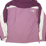 THE NORTH FACE Womens Purple & Cream Zip Jacket S Polyester Blend Outdoor Shell