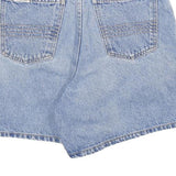 ZENA JEANS Womens Denim Blue Casual Shorts S W28 Cotton Button Closure