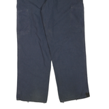 CARHARTT Mens Cotton Blend Navy Blue Regular Straight Trousers W34 L30 Workwear