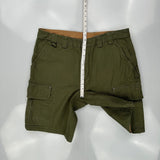 Duluth Cargo Shorts - 38W 9L Green Cotton