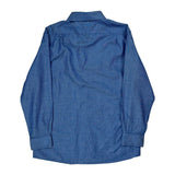 Tommy Hilfiger Slim Fit Shirt - Large Blue Cotton