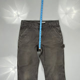Carhartt Carpenter Trousers - 32W 30L Grey Cotton