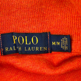 Polo By Ralph Lauren 1/4 Zip - Medium Red Cotton