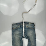 Diesel Thanaz Slim Fit Jeans - 35W 32L Light Wash Cotton