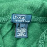 Age 7 Polo By Ralph Lauren Polo Shirt - Small Green Cotton