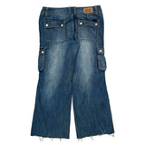 Rei Cargo Pants - 32W US 8 Blue Denim