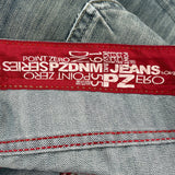 Hip Hop Point Zero Cargo Shorts - 40" Waist Dark Wash Denim