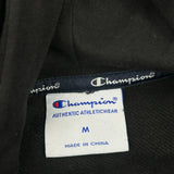 Champion Hoodie - Medium Black Cotton