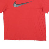 NIKE Mens Red Graphic T-Shirt 2XL Short Sleeve Crew Neck Casual Sportswear