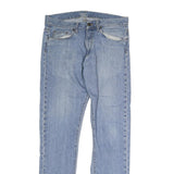 CARHARTT Mens Regular Fit Blue Denim Jeans W34 L32 Button Closure Classic Style