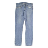 CARHARTT Mens Regular Fit Blue Denim Jeans W34 L32 Button Closure Classic Style