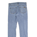CARHARTT Mens Regular Fit Blue Denim Jeans W34 L32 Button Closure Classic Style