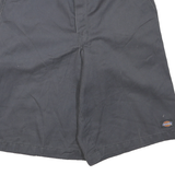 DICKIES Mens Shorts Grey Casual M W32 Cotton Blend Workwear Relaxed Fit
