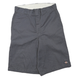 DICKIES Mens Shorts Grey Casual M W32 Cotton Blend Workwear Relaxed Fit