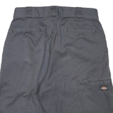 DICKIES Mens Shorts Grey Casual M W32 Cotton Blend Workwear Relaxed Fit