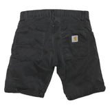CARHARTT Mens Shorts Black Casual S W31 Durable Cotton Blend Workwear