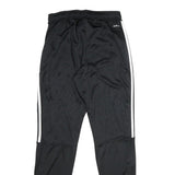 ADIDAS Mens Joggers Black & White Slim Tapered S W26 L29 Sportswear Pants