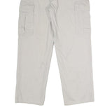 TOMMY JEANS Mens Cotton Beige Regular Straight Cargo Trousers W32 L30 Casual