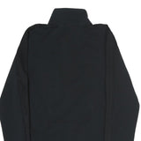 PUMA Mens Black 1/4 Zip S Sweatshirt Cotton Blend Pullover Sportswear