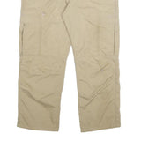 CARHARTT Mens Cotton Blend Beige Relaxed Fit Cargo Trousers W38 L28 Workwear