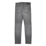 LEVI'S 510 Mens Jeans Grey Slim Skinny Denim Medium W32 L33 Slim Fit Button