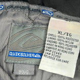 Quiksilver Striped Jacket - XL Black Polyester