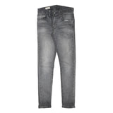 LEVI'S Mens Jeans Grey Slim Skinny Denim Medium W27 L29 Stylish Casual