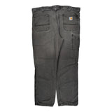 Carhartt Double Knee Carpenter Pants - 38W 32L Gray Cotton