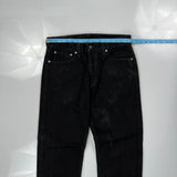 505 Levis Jeans - 32W 31L Black Cotton