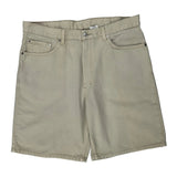 Levis Denim Shorts - 38W 8L Beige Cotton