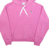 CHAMPION Womens Pink Pullover Hoodie M Cotton Blend Casual