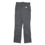 CARHARTT Mens Relaxed Fit Workwear Jeans Blue Cotton Blend W28 L30 Durable