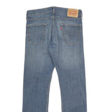 LEVI'S 513 Mens Jeans Blue Slim Straight Denim Medium W30 L32 Classic Fit Zip