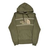 The North Face Hoodie - Medium Green Cotton Blend