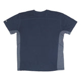 CARHARTT Mens Blue & Grey Modern T-Shirt L Short Sleeve Crew Neck Cotton Blend