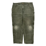 Carhartt Double Knee Carpenter Pants - 40W 31L Green Cotton
