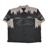 Screamin' Eagle Harley Davidson Graphic Short Sleeve Shirt - 2XL Black Cotton