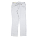 LEVI'S 511 BIG E Mens Jeans White Slim Straight Denim W30 L30 Classic Cotton