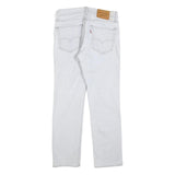 LEVI'S 511 BIG E Mens Jeans White Slim Straight Denim W30 L30 Classic Cotton